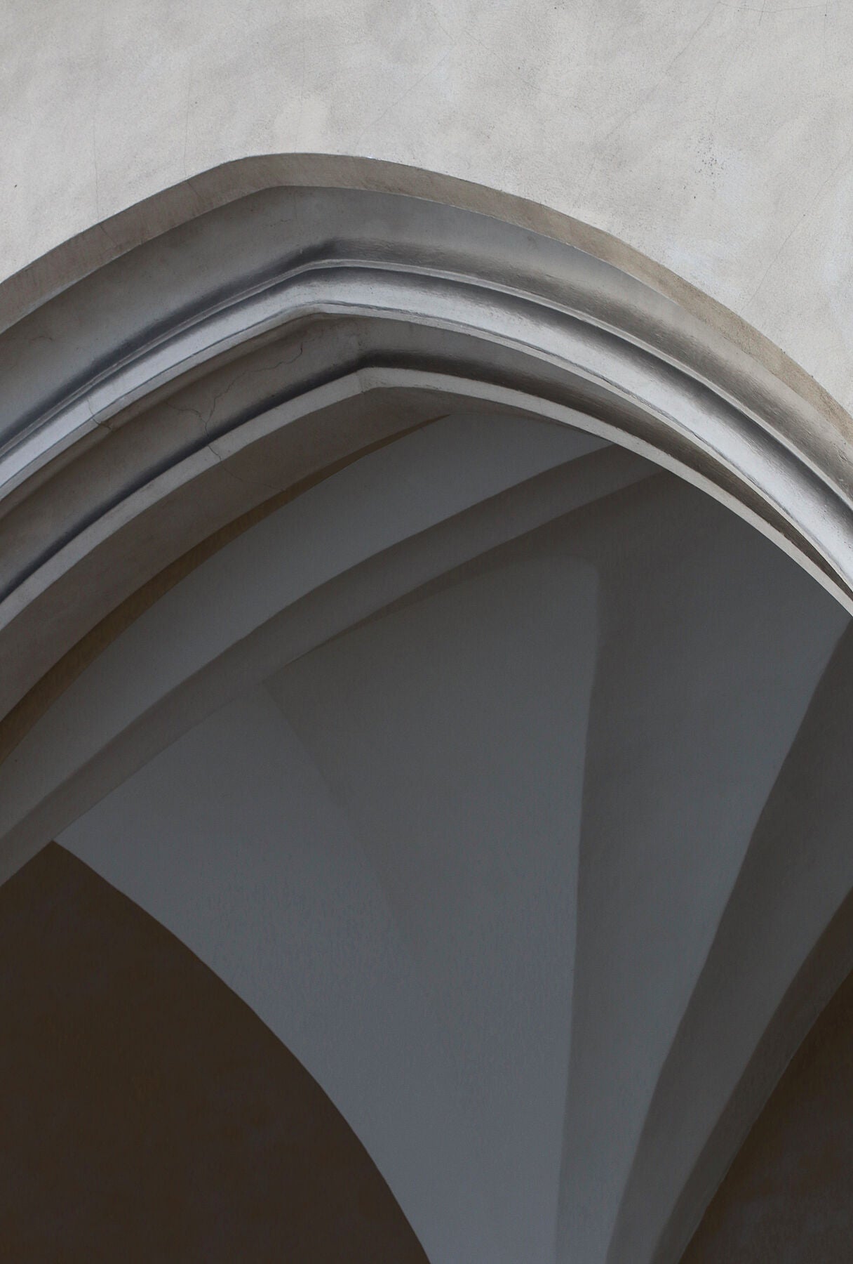 Close up details of an architectural  archway 